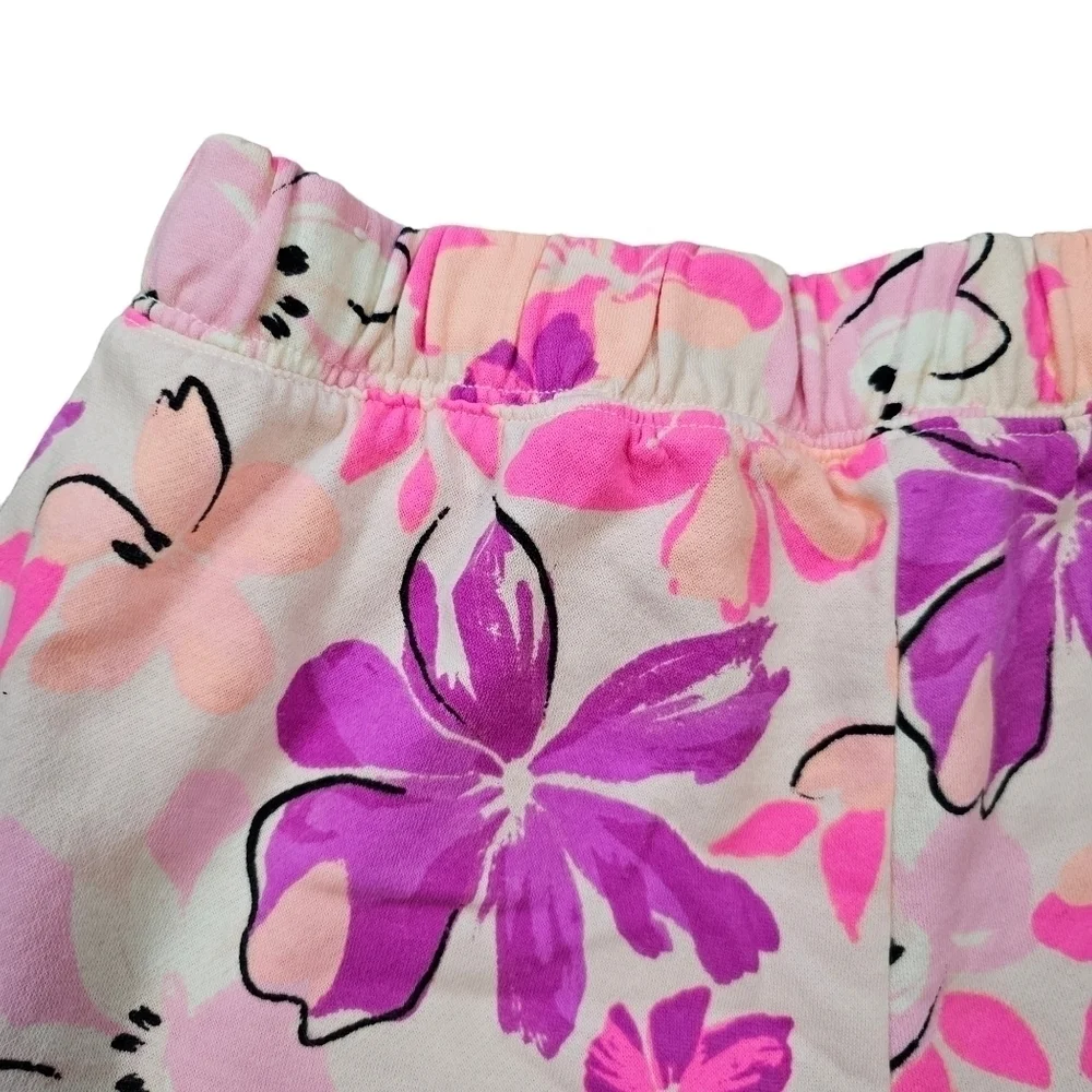 Juctice Printed Fleece Dolphin Shorts